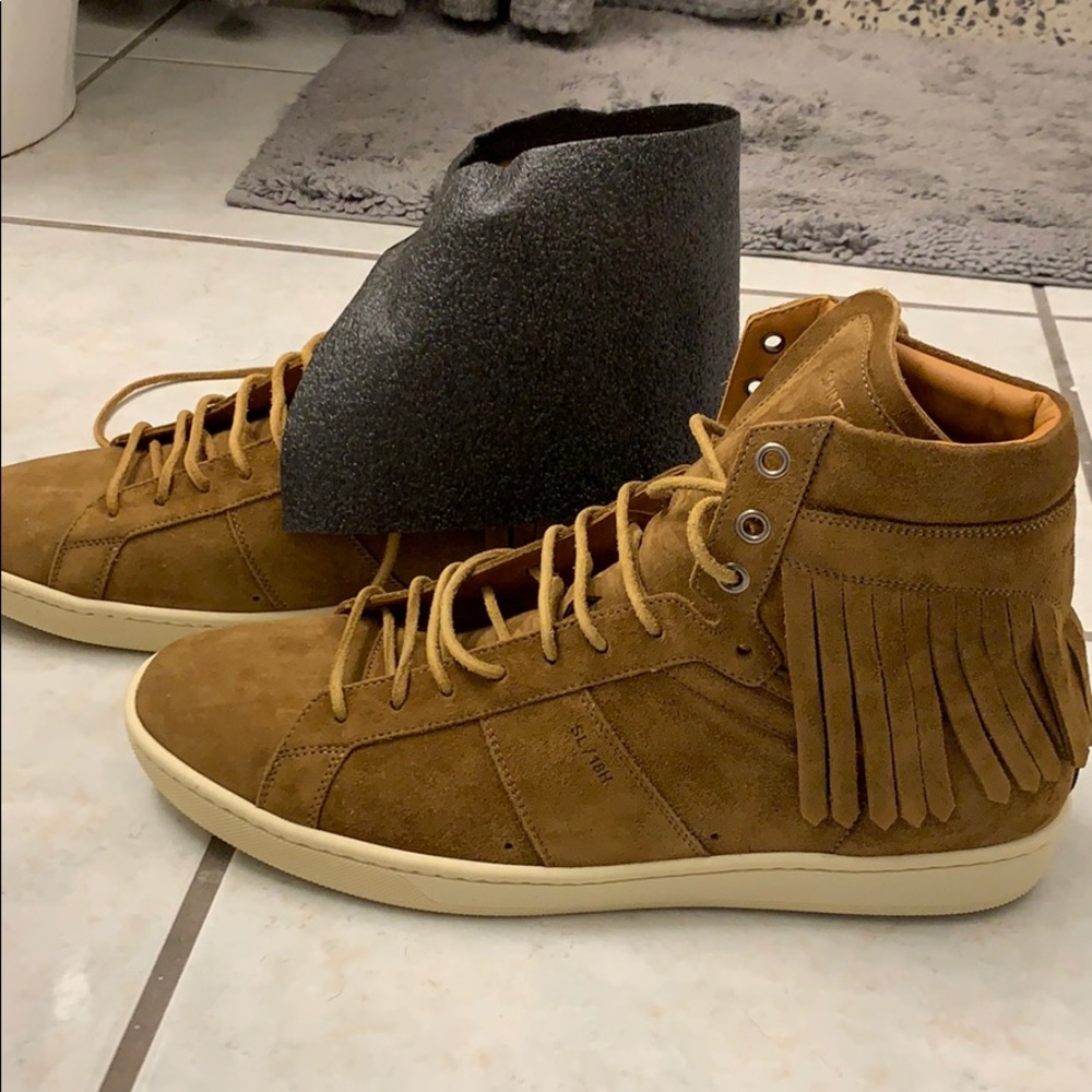 Saint Laurent Suede Sneakers